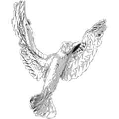 Sterling Silver Bird Pendant