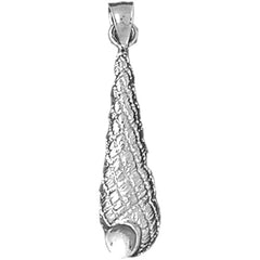 Sterling Silver Conch Shell Pendant