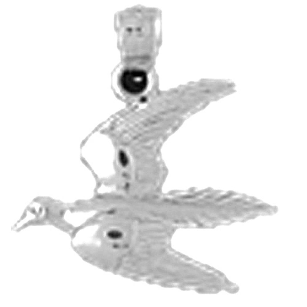 Sterling Silver Bird Pendant