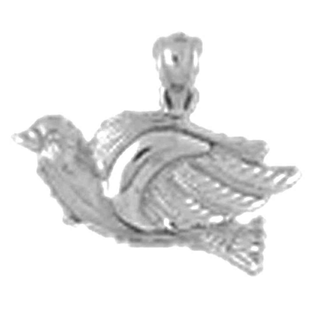 Sterling Silver Bird Pendant