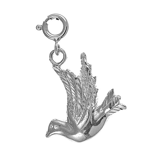 Sterling Silver Bird Pendant