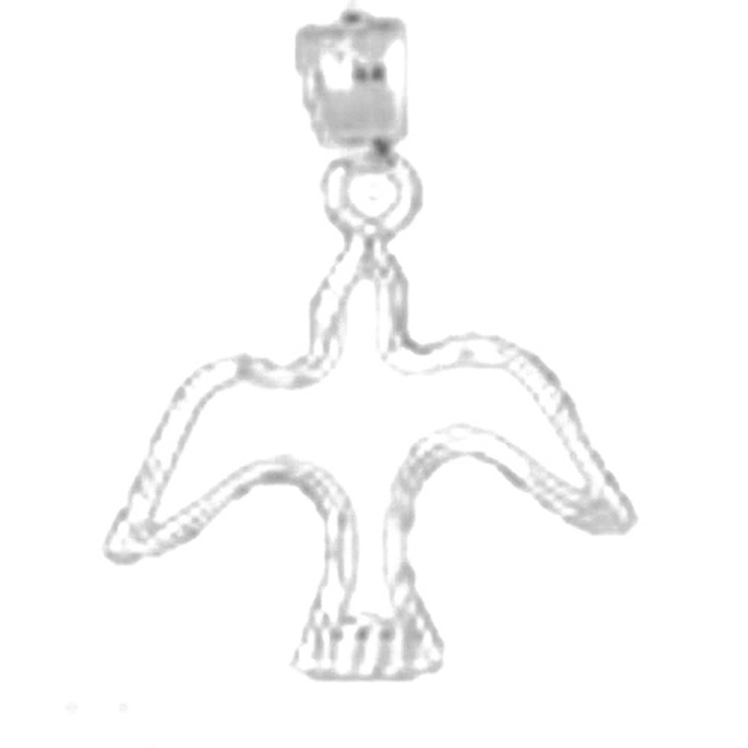 Sterling Silver Bird Pendant