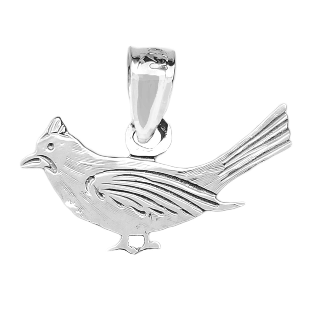 Sterling Silver Bird Pendant