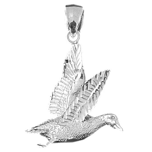 Sterling Silver Bird Pendant