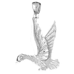 Sterling Silver Bird Pendant