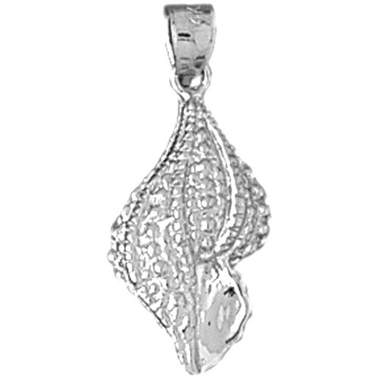 Sterling Silver Conch Shell Pendant