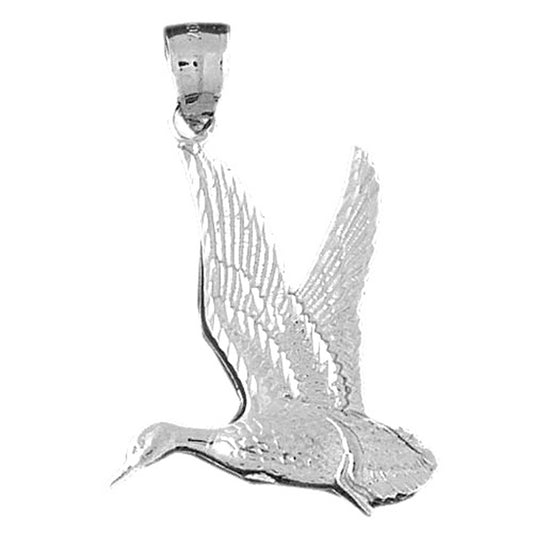 Sterling Silver Bird Pendant