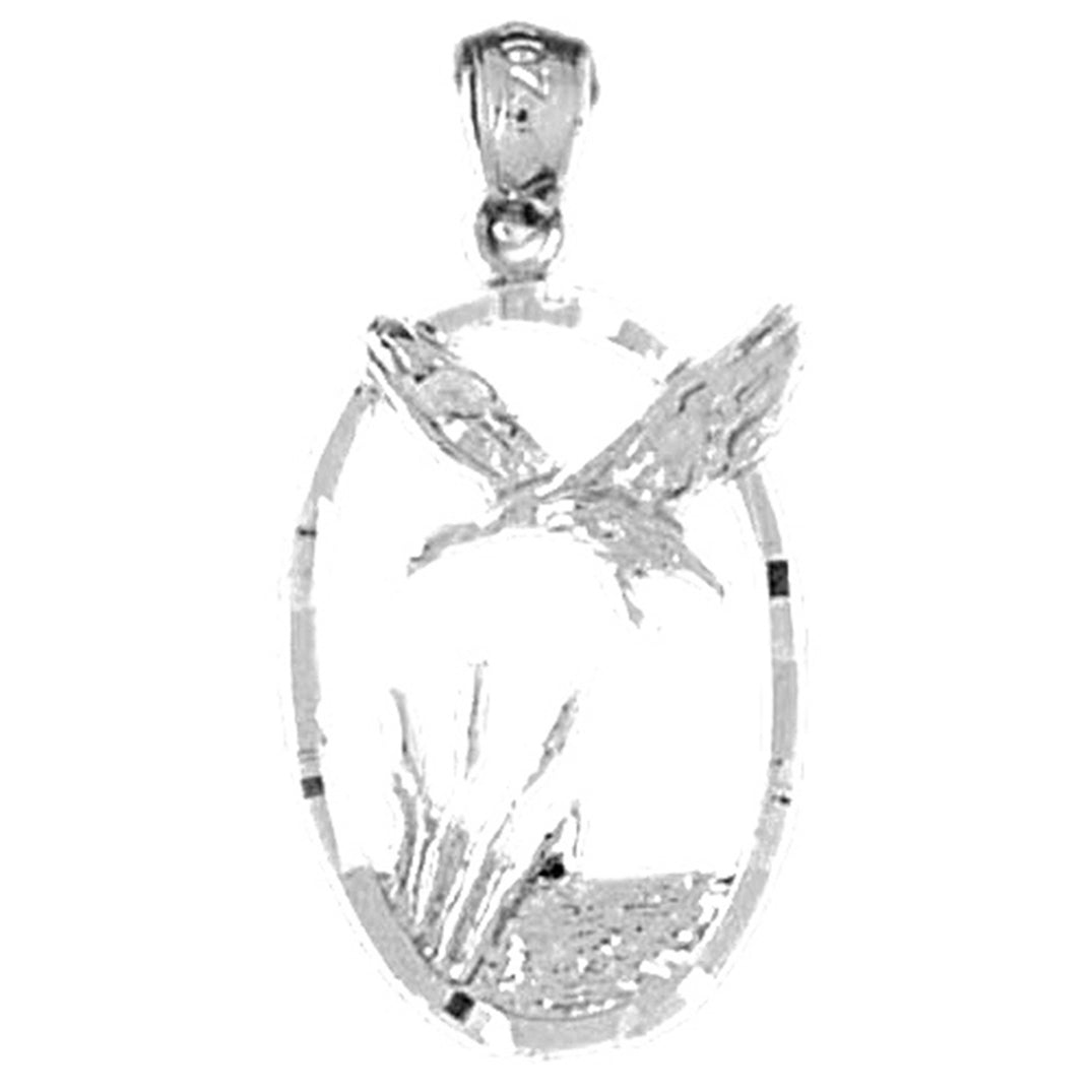 Sterling Silver Bird Pendant