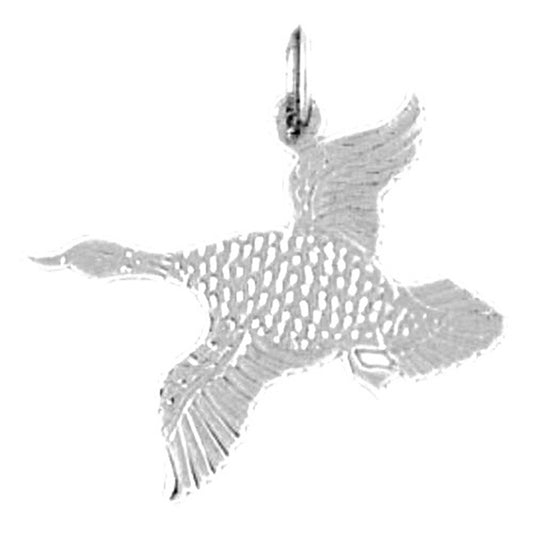 Sterling Silver Bird Pendant