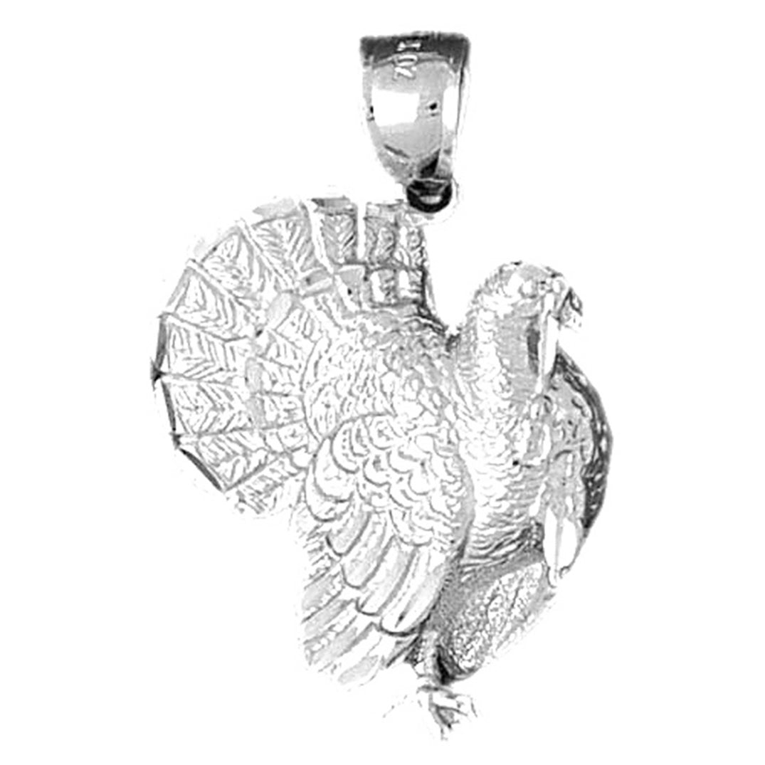 Sterling Silver Bird Pendant