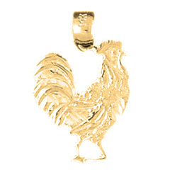 Yellow Gold-plated Silver Bird Pendant