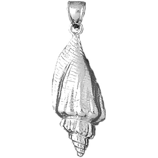 Sterling Silver Conch Shell Pendant