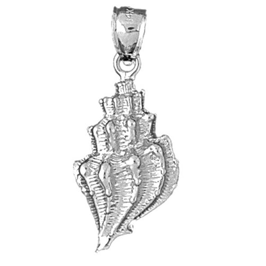 Sterling Silver Conch Shell Pendant