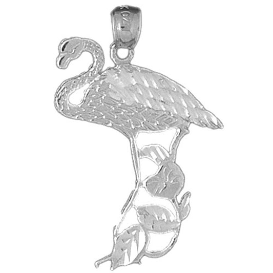 Sterling Silver Flamingo Pendant