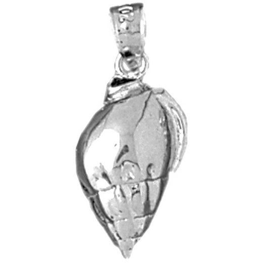 Sterling Silver Conch Shell Pendant