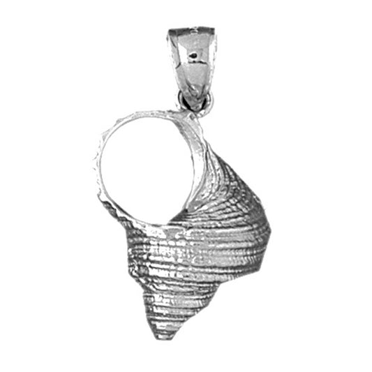 Sterling Silver Conch Shell Pendant