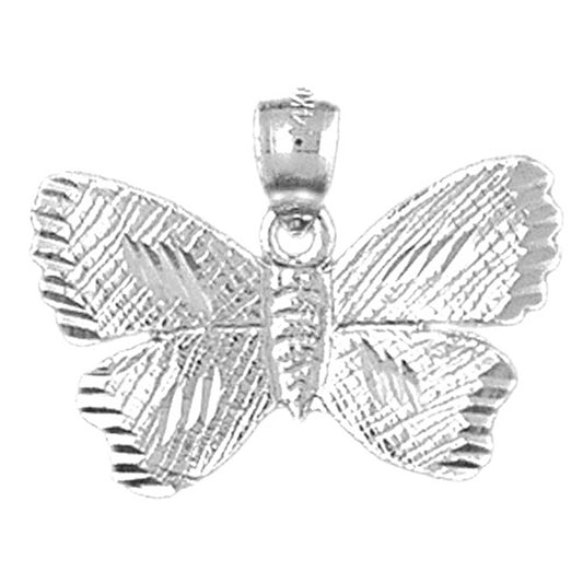 Sterling Silver Butterflies Pendant