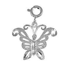 Sterling Silver Butterflies Pendant