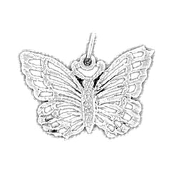 Sterling Silver Butterflies Pendant