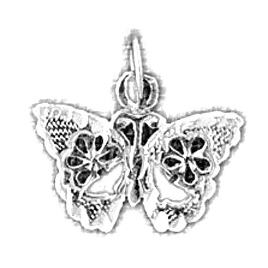 Sterling Silver Butterflies Pendant