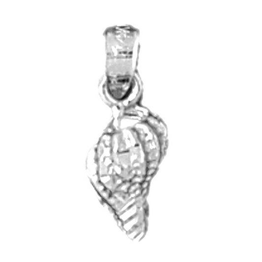 Sterling Silver Conch Shell Pendant