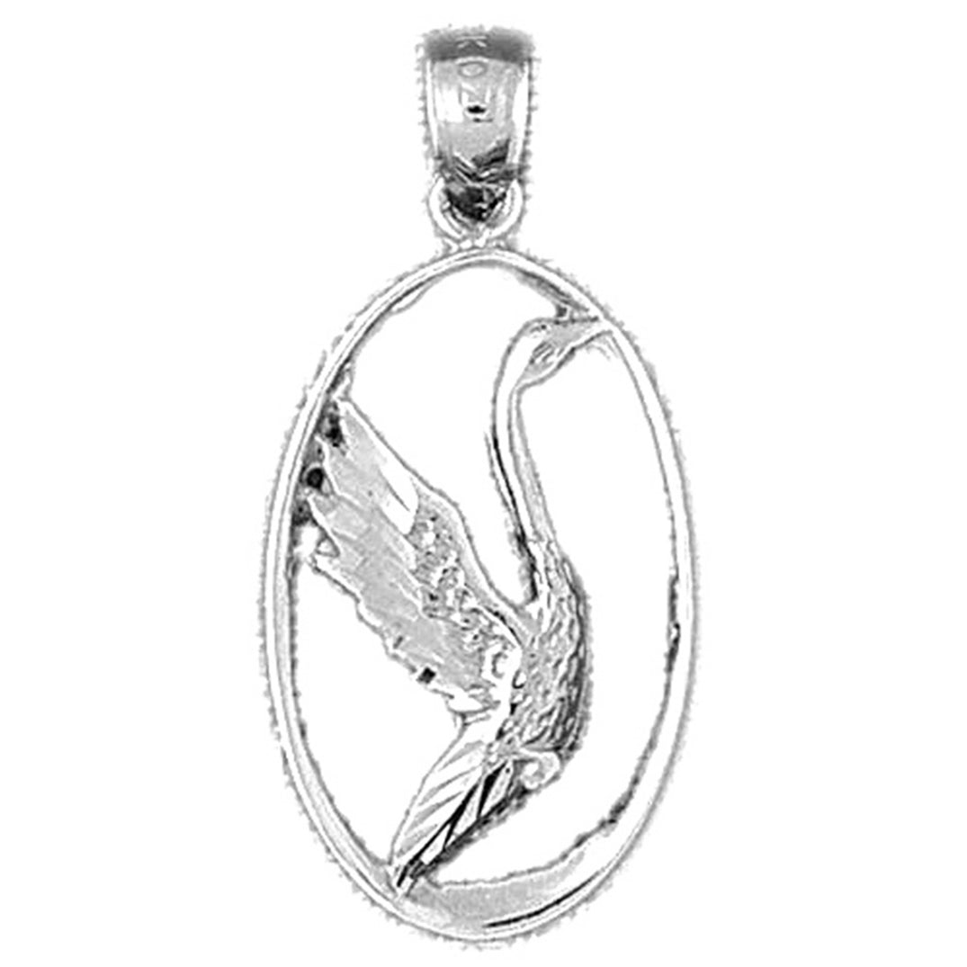 Sterling Silver Ducks Pendant