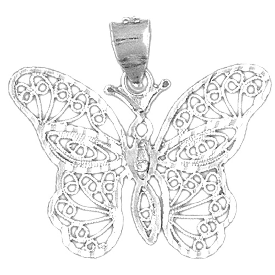 Sterling Silver Butterfly Pendant