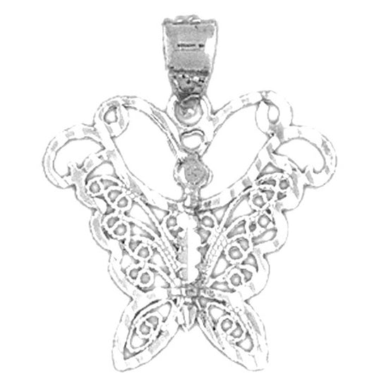 Sterling Silver Butterfly Pendant