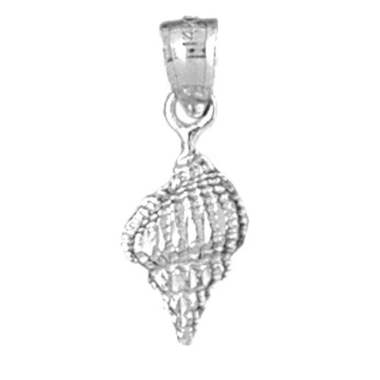 Sterling Silver Conch Shell Pendant