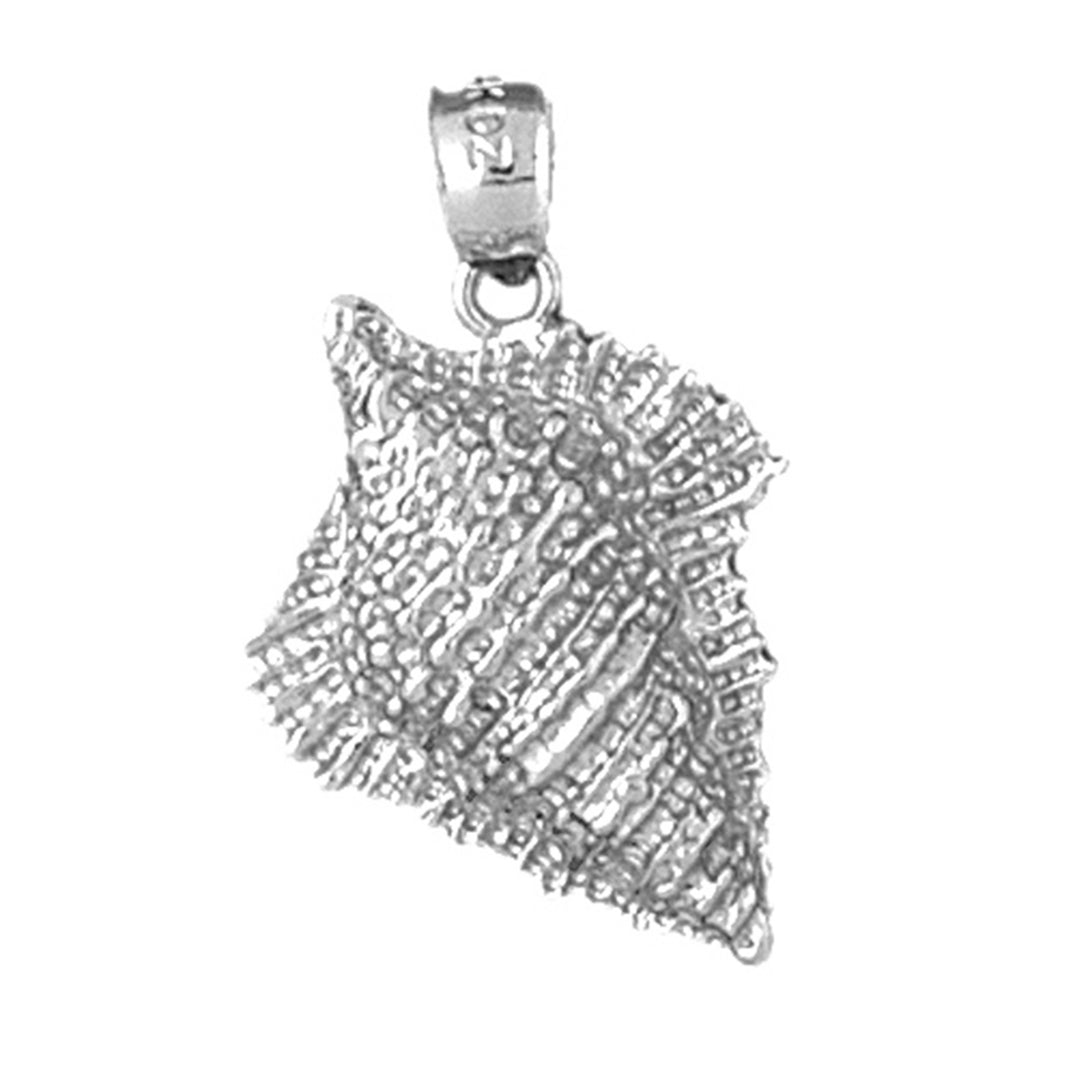 Sterling Silver Conch Shell Pendant