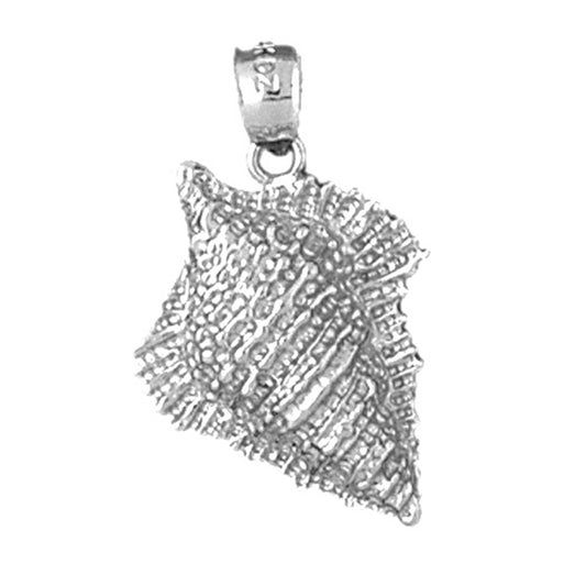 Sterling Silver Conch Shell Pendant