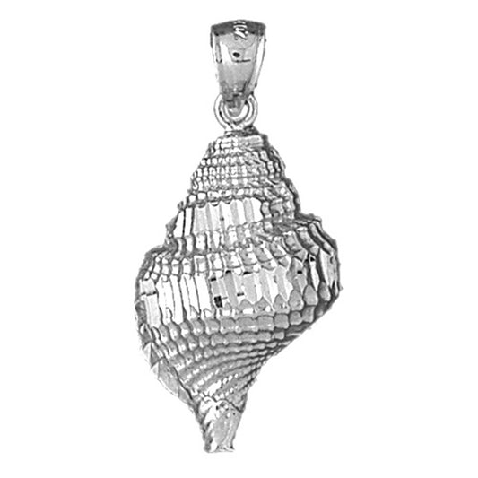 Sterling Silver Conch Shell Pendant