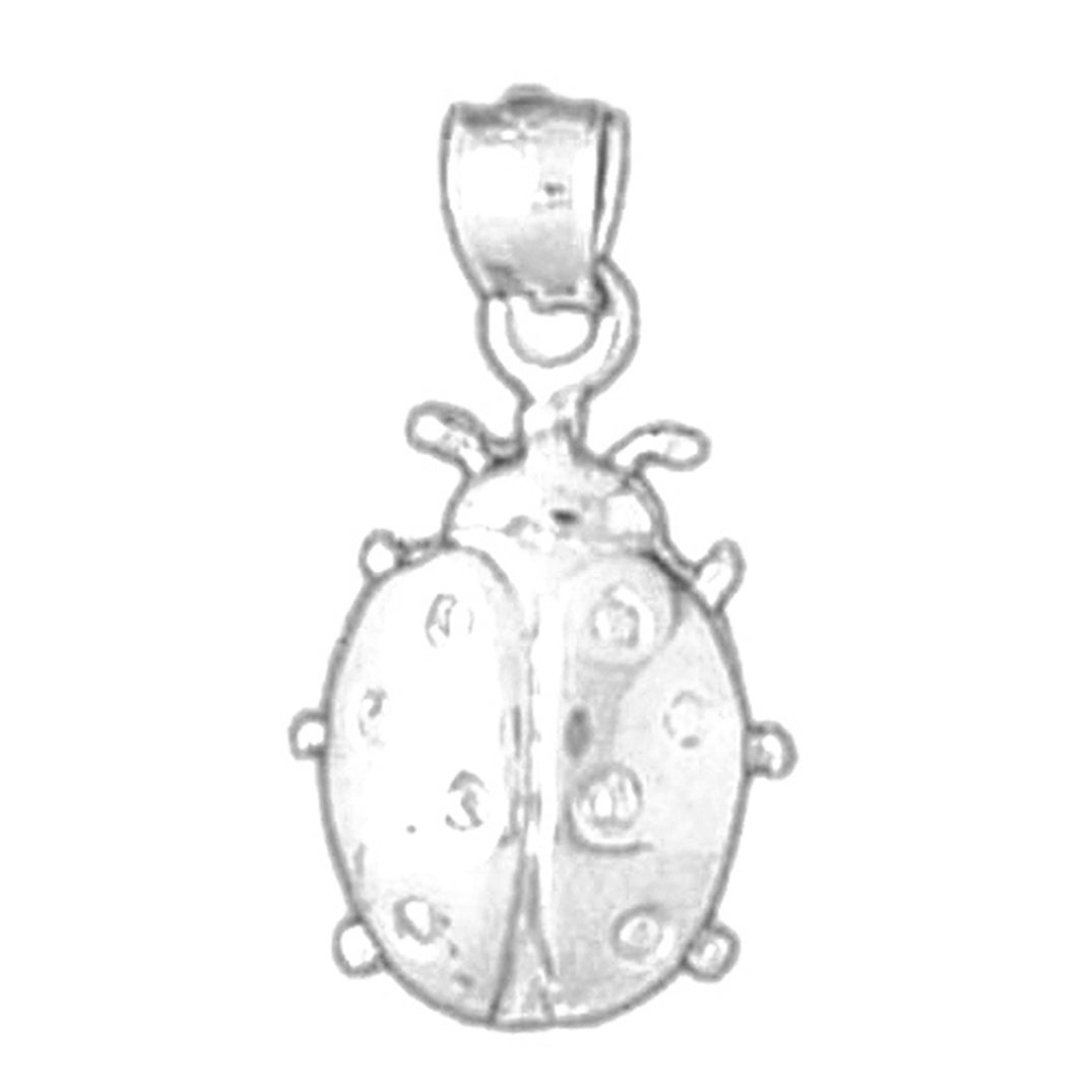 Sterling Silver Ladybug Pendant