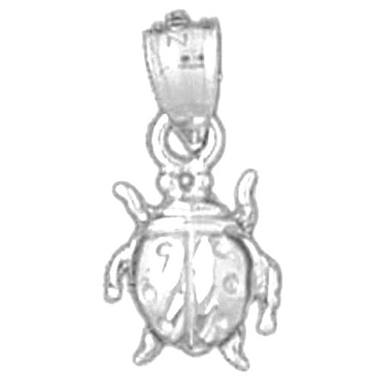 Sterling Silver Ladybug Pendant