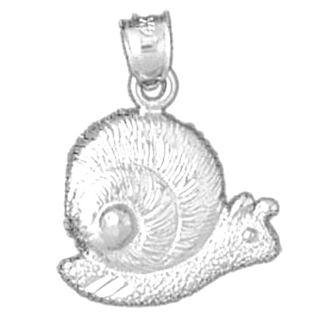 Sterling Silver Snail Pendant