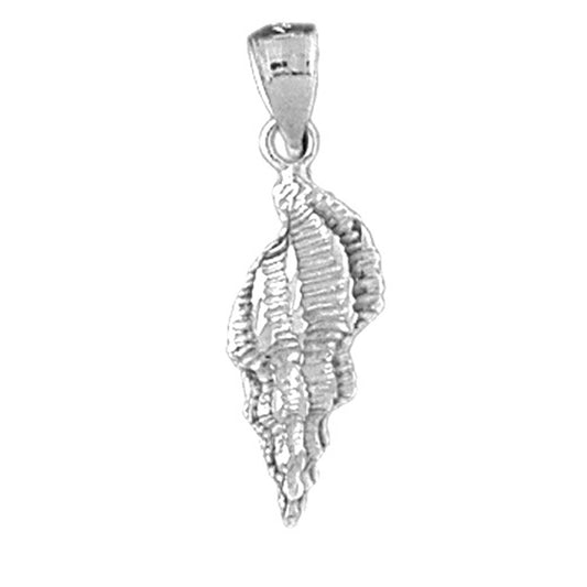 Sterling Silver Conch Shell Pendant