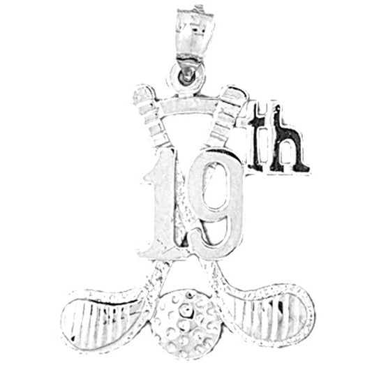 Sterling Silver Golf Club Pendant