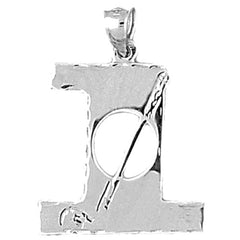 Sterling Silver Hole In One Pendant