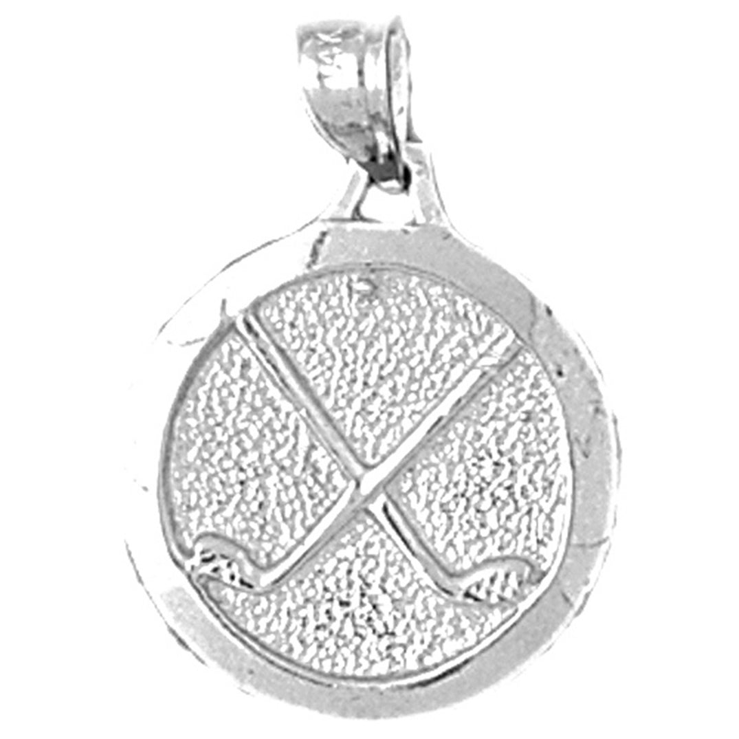Sterling Silver Golf Clubs Pendant