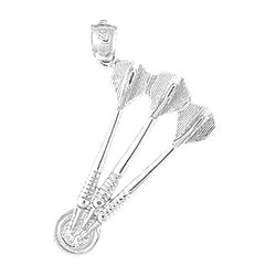 Sterling Silver Darts Pendant