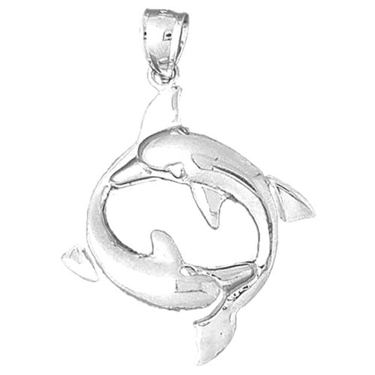 Sterling Silver Dolphin Pendant