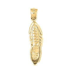 Yellow Gold-plated Silver 3D Tennis Shoes Pendant