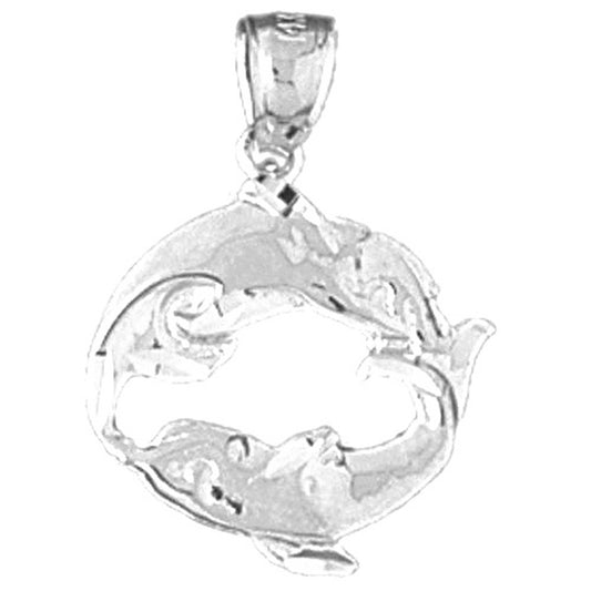 Sterling Silver Dolphin Pendant