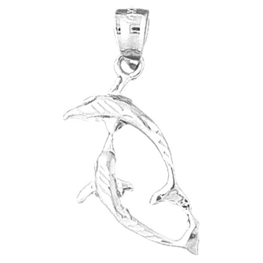 Sterling Silver Dolphin Pendant