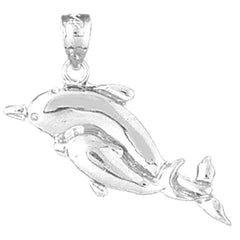 Sterling Silver Dolphin Pendant