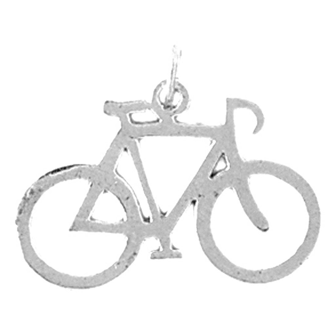 Sterling Silver Bicycle Pendant