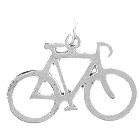 Sterling Silver Bicycle Pendant