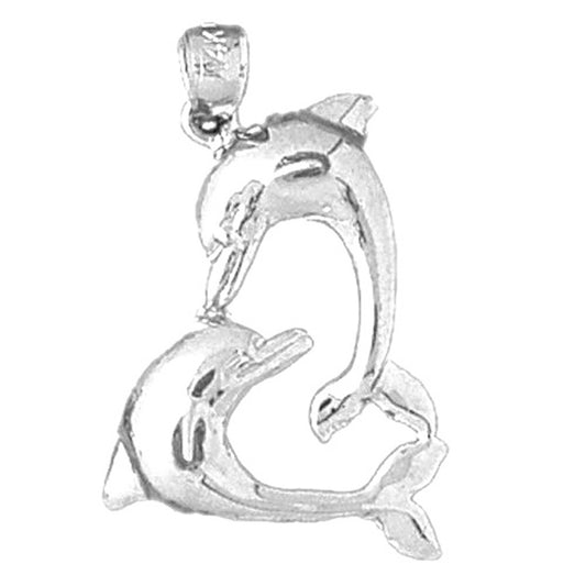 Sterling Silver Dolphin Pendant