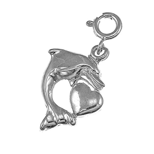 Sterling Silver Dolphin Pendant