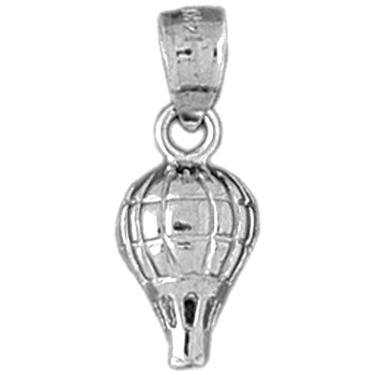 Sterling Silver Hot Air Balloon Pendant